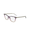 Lunettes de vue Calvin Klein CK23544 514 trasparent violet / pink / nude - Vignette du produit 3/4