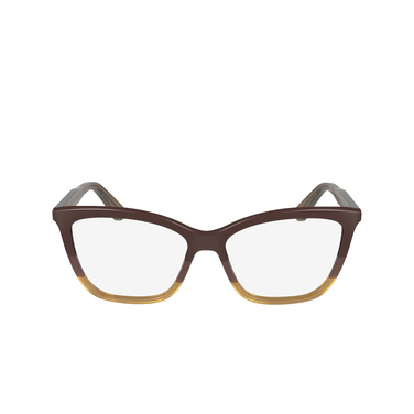 Calvin Klein CK23545 Eyeglasses 206 dark brown / brown / caramel - front view