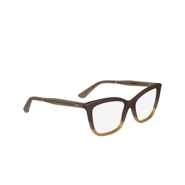 Gafas graduadas Calvin Klein CK23545 206 dark brown / brown / caramel - Vista tres cuartos