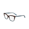 Occhiali da vista Calvin Klein CK23545 217 brown / grey / avio - anteprima prodotto 3/4