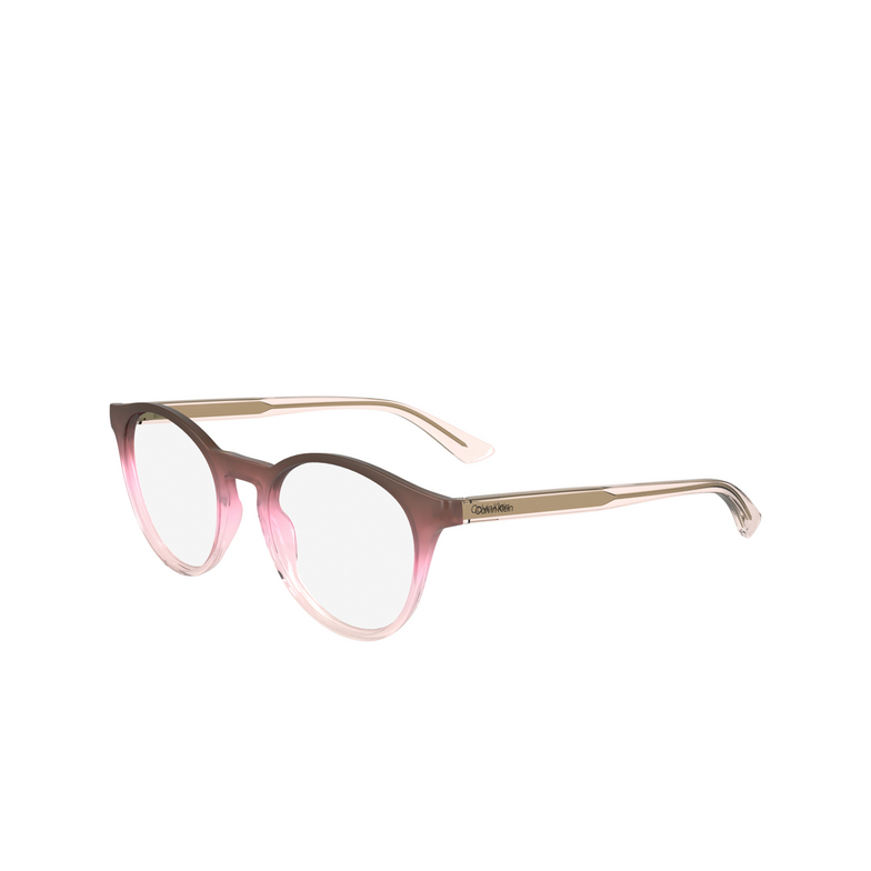 Lunettes de vue Calvin Klein CK23549 205 brown / pink / rose - 3/4