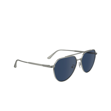 Calvin Klein CK24100S Sunglasses 045 silver - three-quarters view