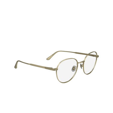 Calvin Klein CK24101 Eyeglasses 720 matte gold - three-quarters view