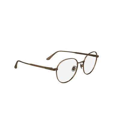 Gafas graduadas Calvin Klein CK24101 771 amber gold - Vista tres cuartos