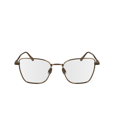 Lunettes de vue Calvin Klein CK24102 771 amber gold - Vue de face