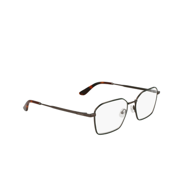 Occhiali da vista Calvin Klein CK24104 009 dark gunmetal / green - tre quarti