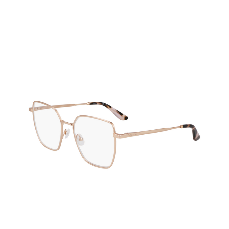 Calvin Klein CK24105 Eyeglasses 770 rose gold - 3/4