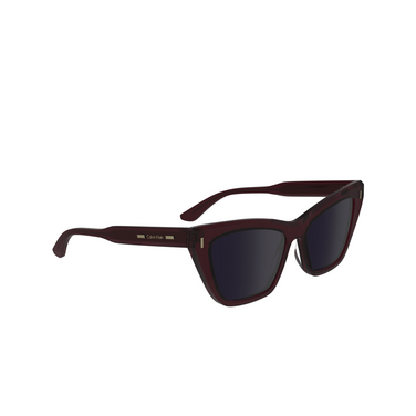 Calvin Klein CK24505S Sunglasses 605 burgundy - three-quarters view