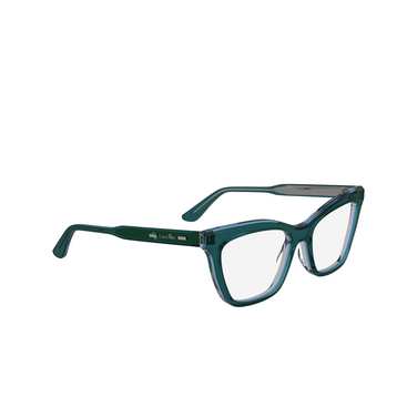 Calvin Klein CK24517 Eyeglasses 433 petrol / azure - three-quarters view