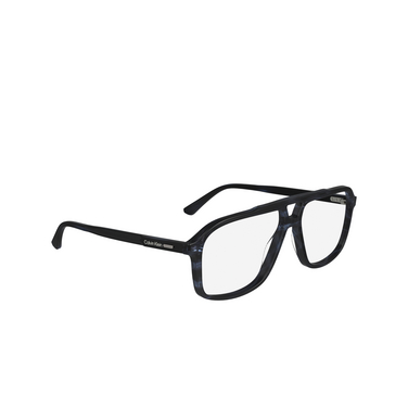 Lunettes de vue Calvin Klein CK24518 416 striped blue - Vue trois quarts