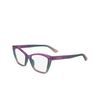 Occhiali da vista Calvin Klein CK24523 503 purple / avio - anteprima prodotto 3/4