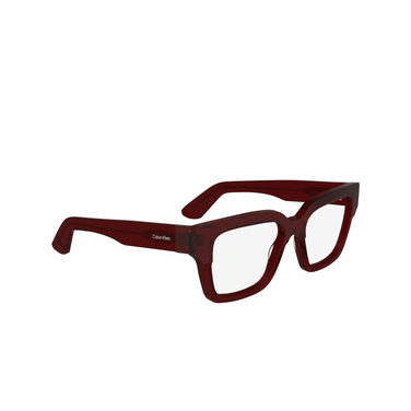 Calvin Klein CK24526 Eyeglasses 605 burgundy - three-quarters view