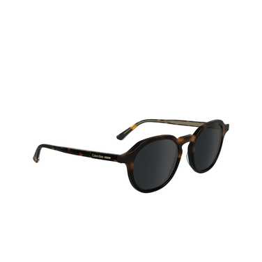 Calvin Klein CK24538S Sunglasses 233 havana / black - three-quarters view