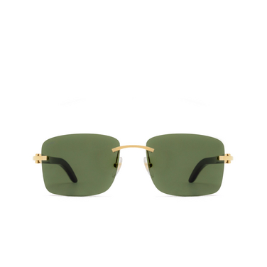 Lunettes de soleil Cartier CT0030RS 002 gold - Vue de face