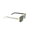 Lunettes de soleil Cartier CT0030RS 002 gold - Vignette du produit 2/4