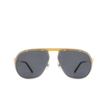 Lunettes de soleil Cartier CT0035S 004 gunmetal - Vue de face