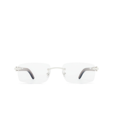 Gafas graduadas Cartier CT0052O 004 silver - Vista delantera