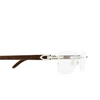 Cartier CT0052O Eyeglasses 004 silver - product thumbnail 3/4