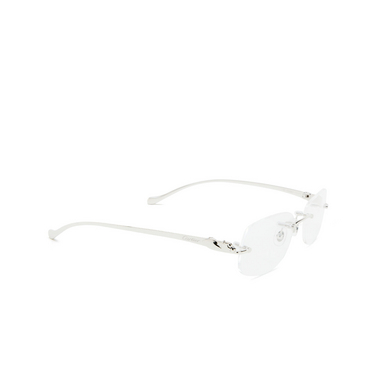 Cartier CT0058O Korrektionsbrillen 003 silver - Dreiviertelansicht