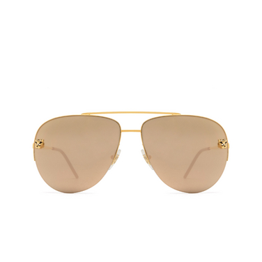 Cartier CT0065S Sunglasses 002 gold - front view