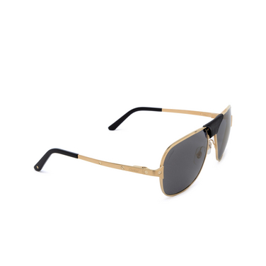 Cartier CT0165S Sunglasses 007 gold - three-quarters view