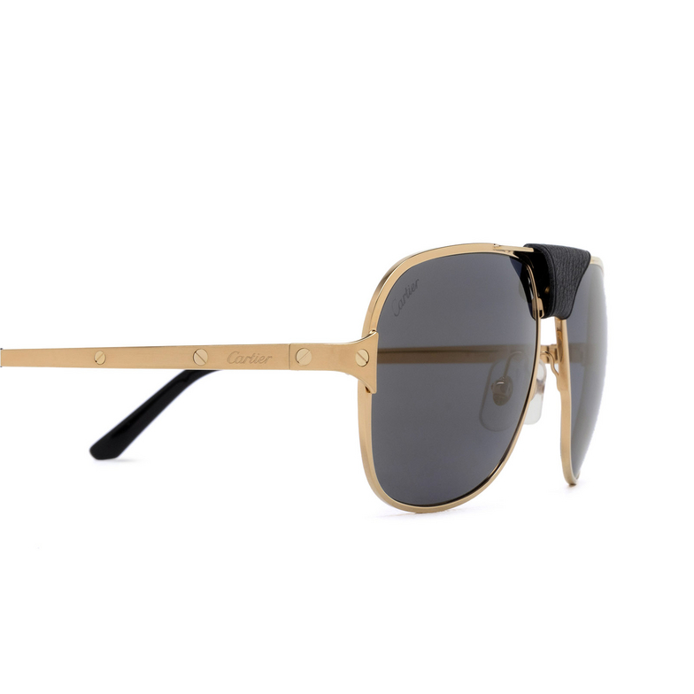 Cartier CT0165S Sunglasses 007 gold - 3/4