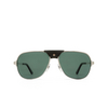 Cartier CT0165S Sunglasses 012 silver - product thumbnail 1/4