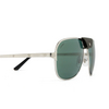 Cartier CT0165S Sunglasses 012 silver - product thumbnail 3/4
