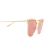 Lunettes de soleil Cartier CT0198S 004 gold - Vignette du produit 3/4