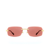 Lunettes de soleil Cartier CT0271S 004 gold - Vignette du produit 1/4