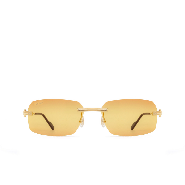 Occhiali da sole Cartier CT0271S 007 gold - 1/4