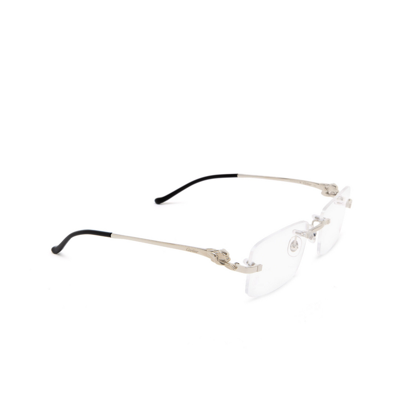 Lunettes de vue Cartier CT0281O 002 silver - 2/4