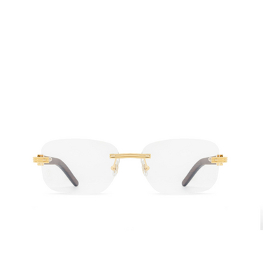Gafas graduadas Cartier CT0286O 002 gold - Vista delantera