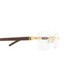 Lunettes de vue Cartier CT0286O 002 gold - Vignette du produit 3/4