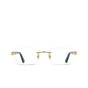 Lunettes de vue Cartier CT0287O 009 gold - Vignette du produit 1/4