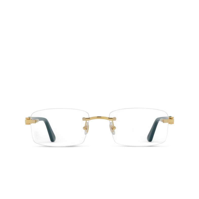 Gafas graduadas Cartier CT0287O 009 gold - 1/4