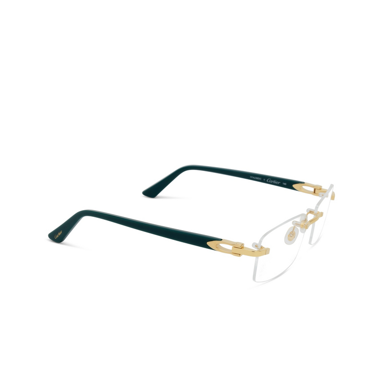 Gafas graduadas Cartier CT0287O 009 gold - 2/4