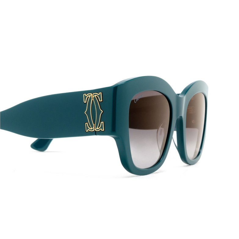 Cartier CT0304S Sunglasses 007 green - 3/4