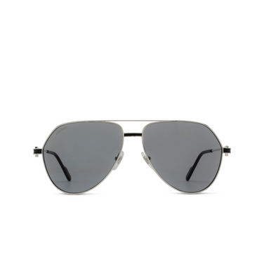 Lunettes de soleil Cartier CT0334S 004 silver - Vue de face