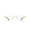 Lunettes de vue Cartier CT0336O 001 gold - Vignette du produit 1/4