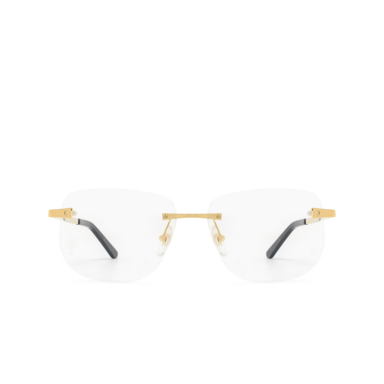 Gafas graduadas Cartier CT0336O 001 gold - 1/4