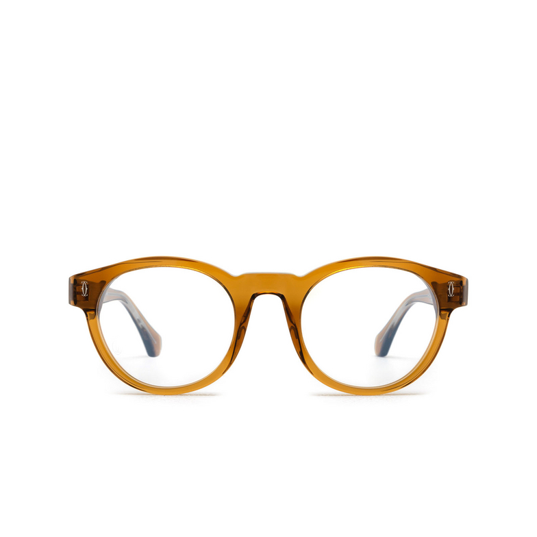 Cartier CT0341O Eyeglasses 006 brown - 1/4
