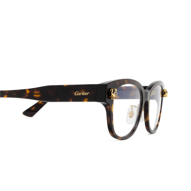 Lunettes de vue Cartier CT0373OA 002 havana - 3/4