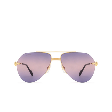 Cartier CT0427S Sunglasses 004 gold - front view