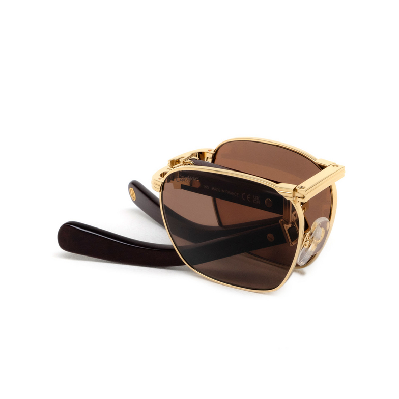Cartier CT0428S Sunglasses 001 gold - 4/5