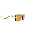 Cartier CT0430S Sunglasses 003 gold - product thumbnail 3/4