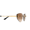 Gafas de sol Cartier CT0431S 002 gold - Miniatura del producto 3/4