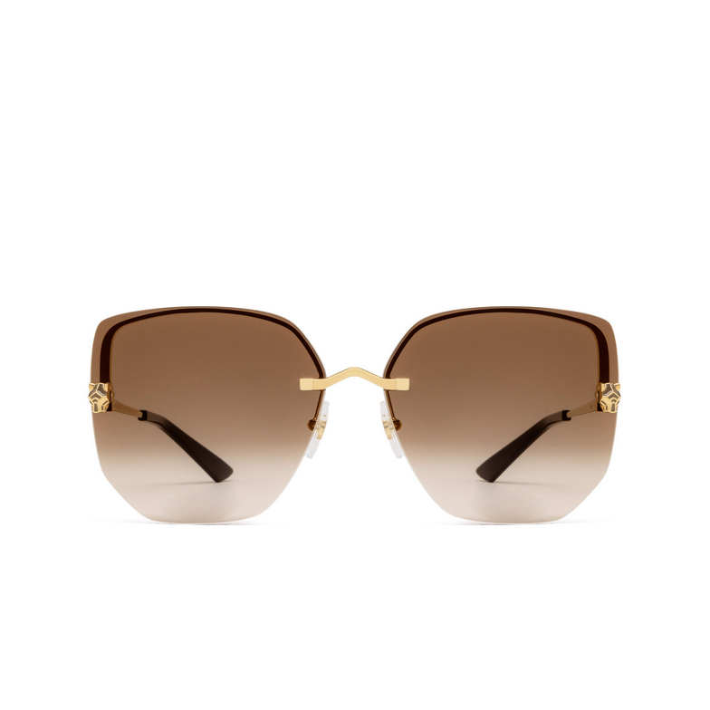 Lunettes de soleil Cartier CT0432S 002 gold - 1/4