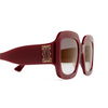 Lunettes de soleil Cartier CT0434S 004 burgundy - Vignette du produit 3/4