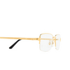 Occhiali da vista Cartier CT0443OA 001 gold - anteprima prodotto 3/4